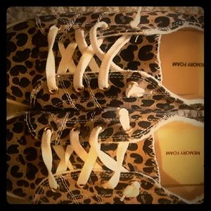 Leopard Print Sneakers size 11
